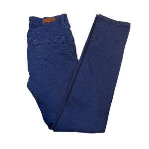 H&M Womens Blue Slim Fit Jeans Size 8 Cotton Blend Blue